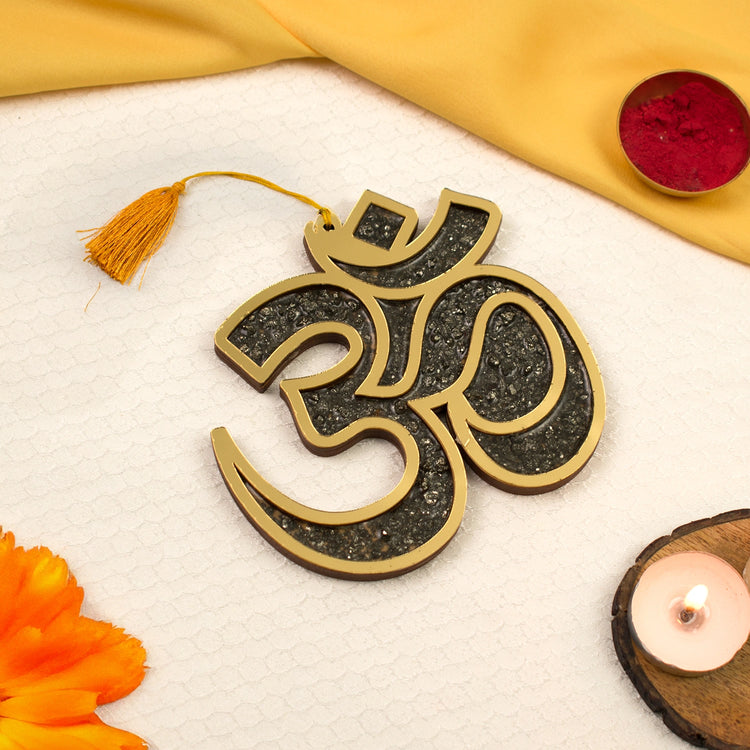 Pyrite Om Shanti Vastu Blessing Main image