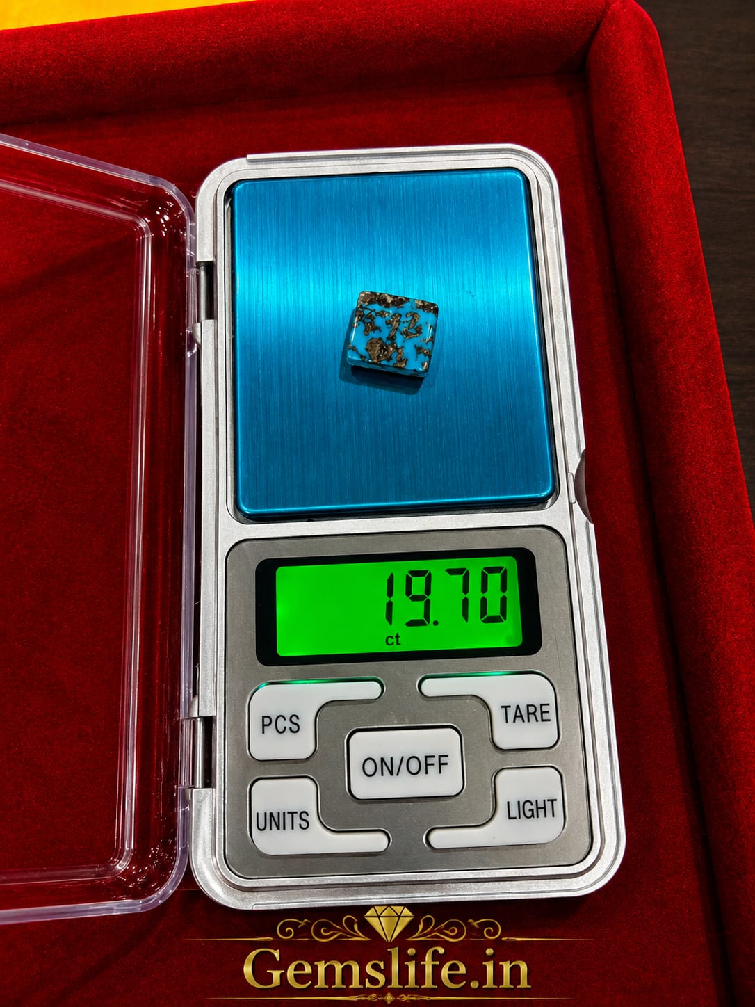Turquoise (Firoza) – 19.70 Carat