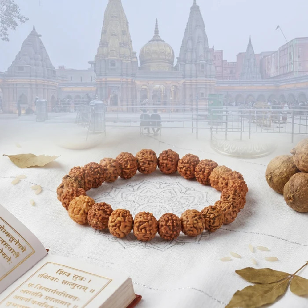 7 Mukhi Rudraksha Bracelet – Kashi Siddh Ritual Energized Nepali Bead