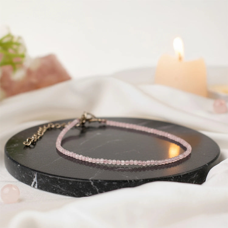 Rose Quartz Anklet Main image