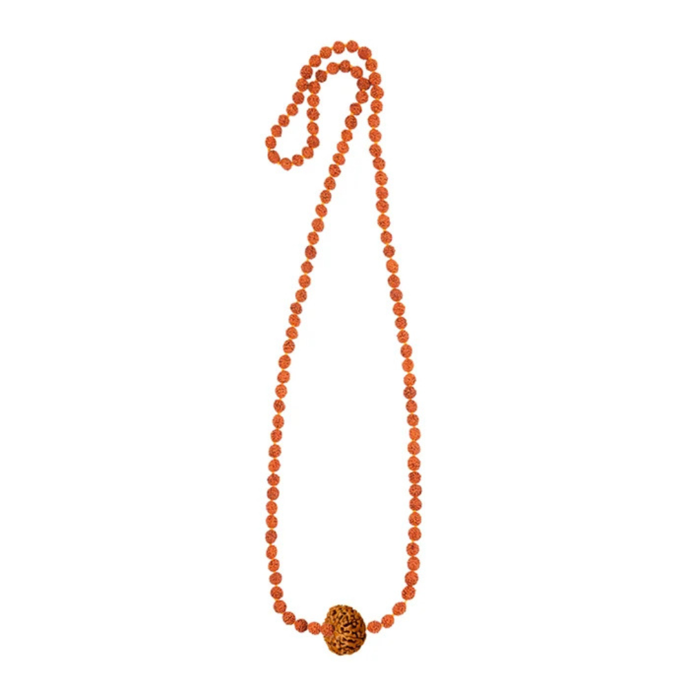 Ganesha Raksha Mala – 8 Mukhi Rudraksha Main image