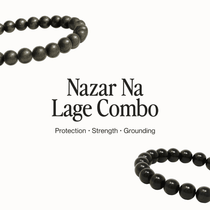 Nazar Na Lage Combo - Pyrite + Black Tourmaline