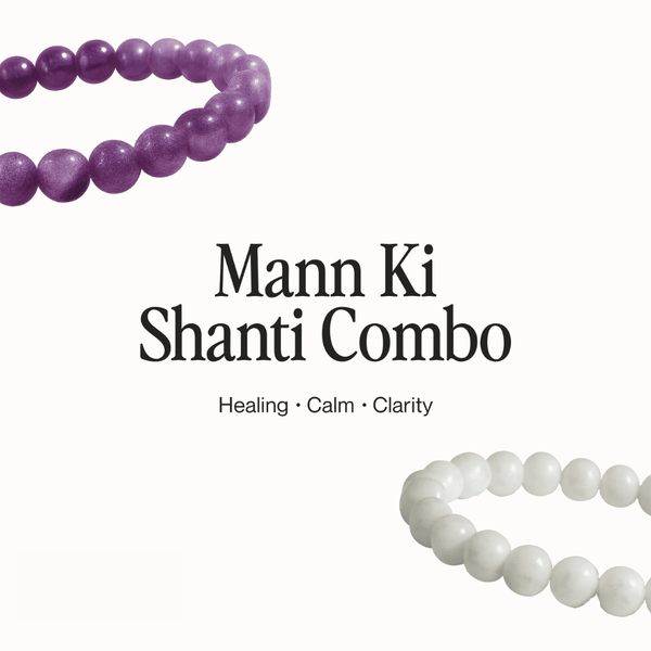 Mann Ki Shanti Combo - Amethyst + Moonstone