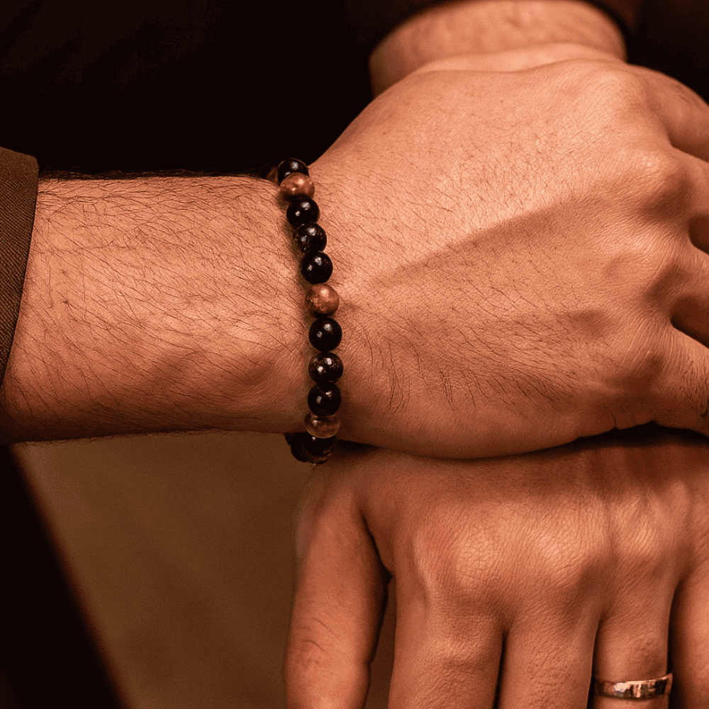 Triple Protection Bracelet | Grounding, Courage & Shielding