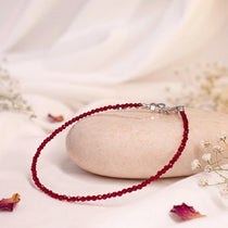 Garnet Anklet