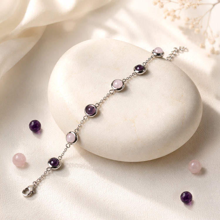 Love & Peace Metal Bracelet Main image