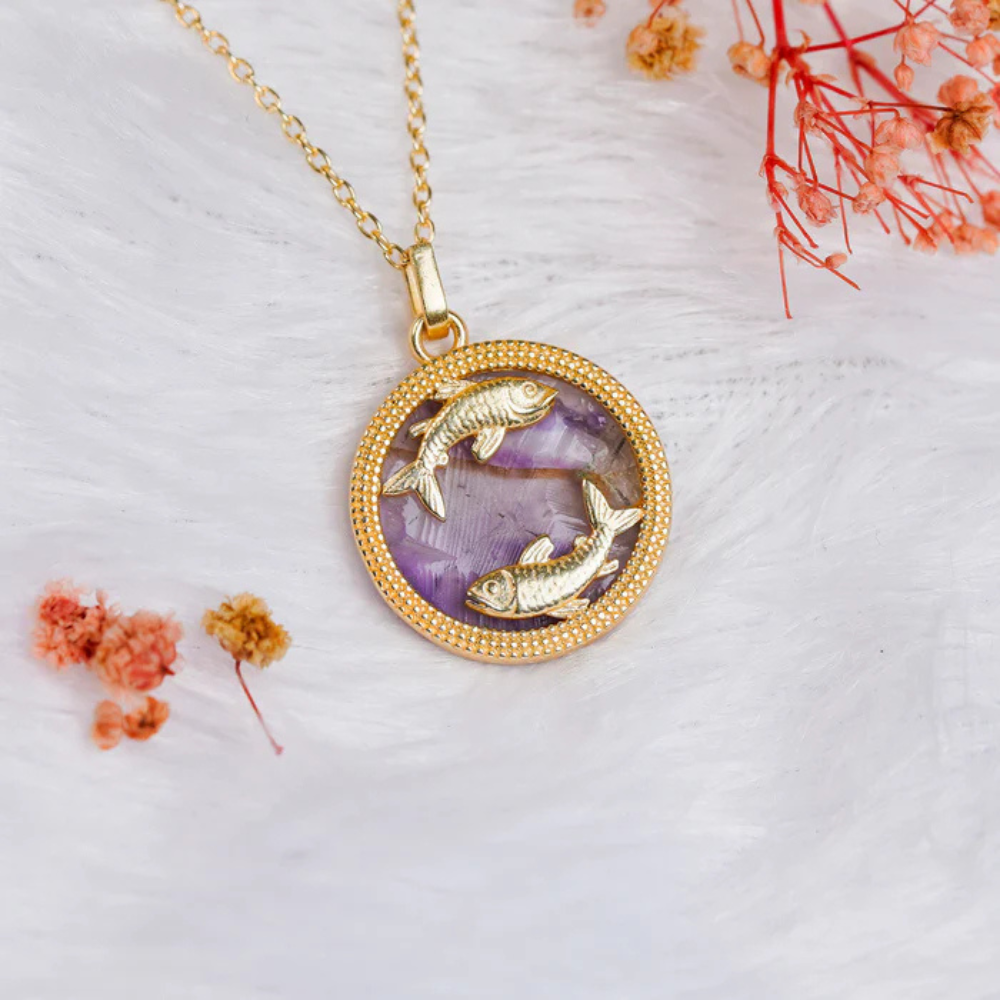 Pisces Amethyst Pendant Main image