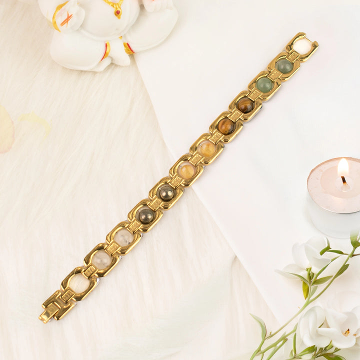 Metal Dhan Yog Bracelet - Gold