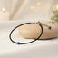 Black Tourmaline Anklet with Evil Eye Charm