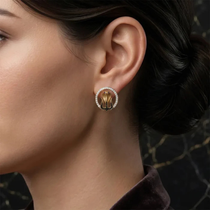 Trishul Snake Gold Earrings – for Women