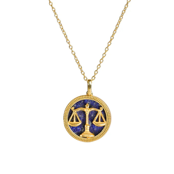 Libra Lapis Lazuli Pendant