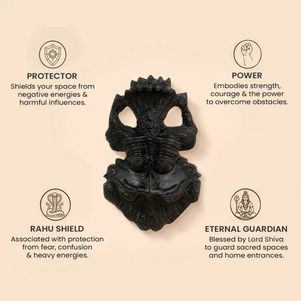 Kirtimukha Black Tourmaline Protection Kavach