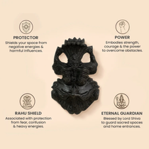 Kirtimukha Black Tourmaline Protection Kavach