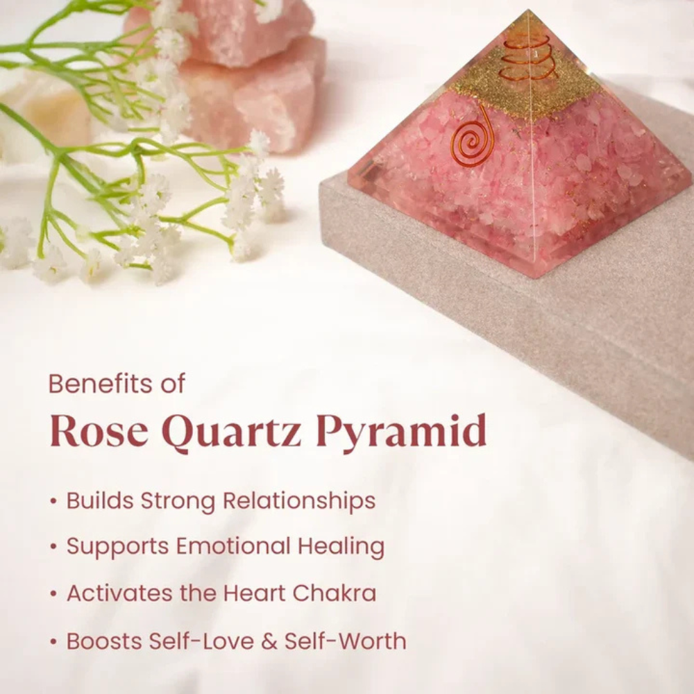 Rose Quartz Pyramid