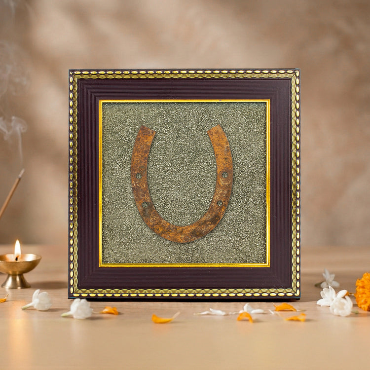 Ghode Ki Naal on Raw Pyrite Frame Main image