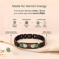 Gemini Zodiac Metal Bracelet
