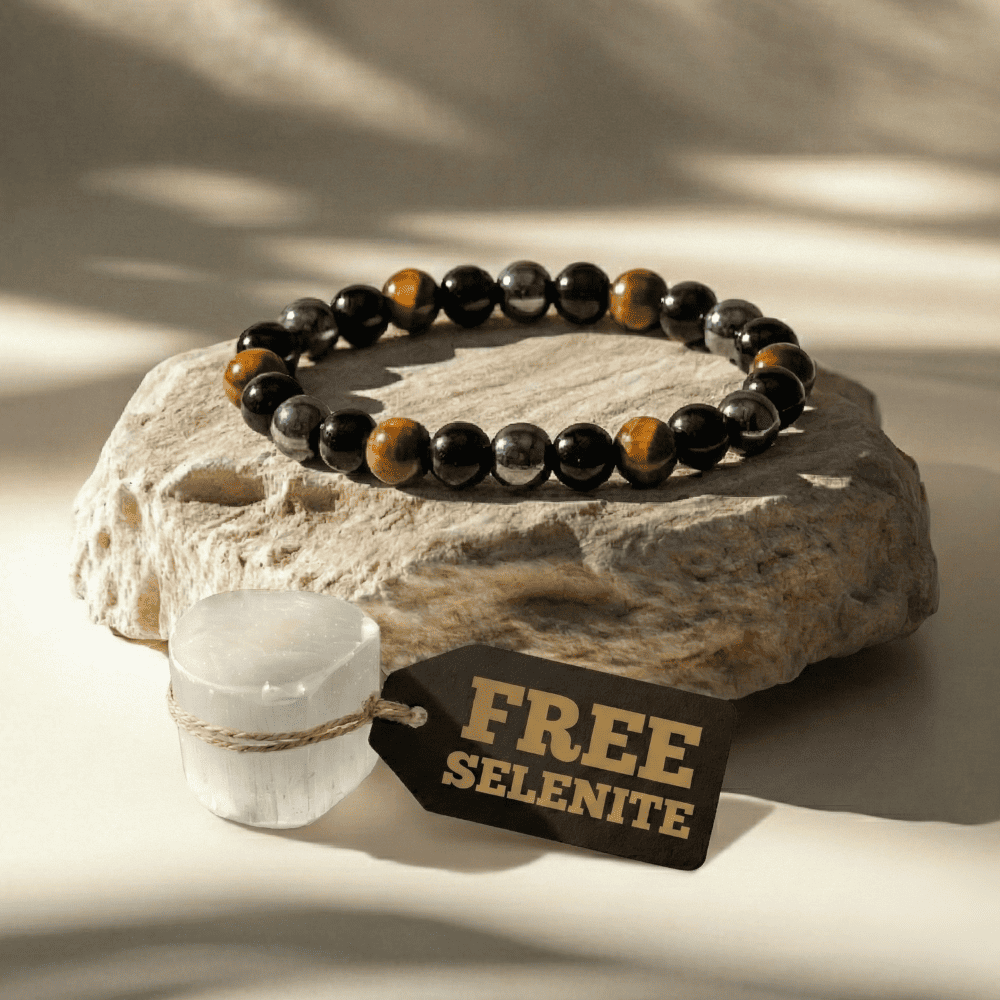 Triple Protection Bracelet | Grounding, Courage & Shielding Main image