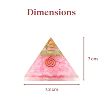 Rose Quartz Pyramid