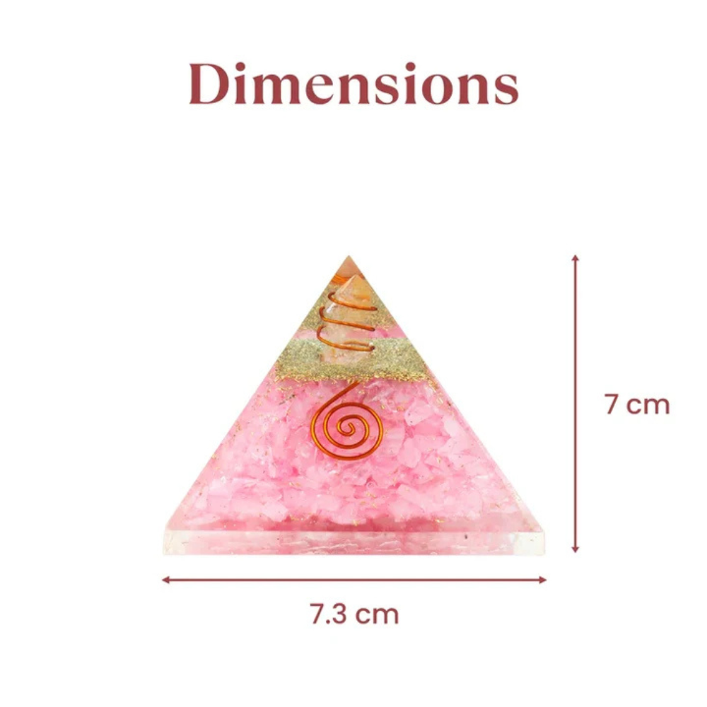 Rose Quartz Pyramid