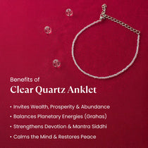 Clear Quartz Anklet