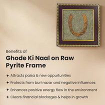 Ghode Ki Naal on Raw Pyrite Frame