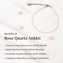 Rose Quartz Anklet
