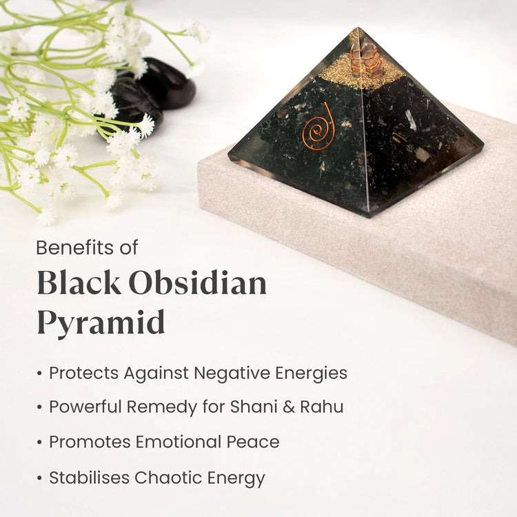 Black Obsidian Pyramid Secondary image