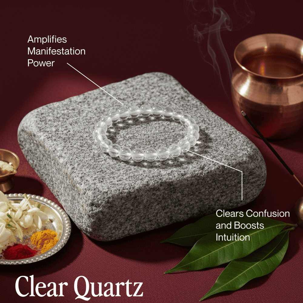 Rajyog Combo - Clear Quartz + Pyrite