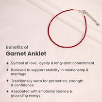 Garnet Anklet