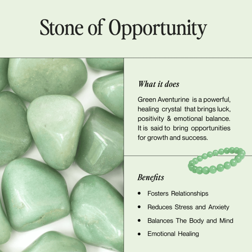 Green Aventurine Bracelet | Luck