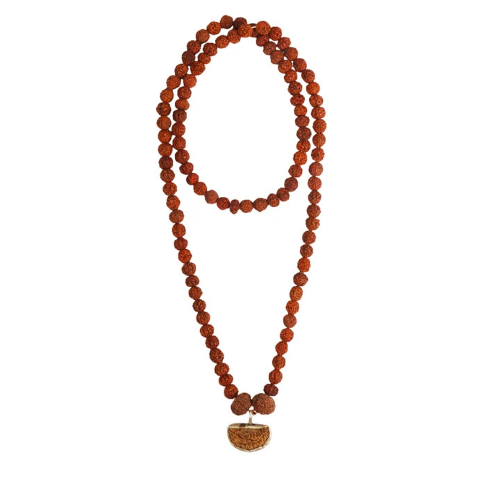 Dhanlaxmi Vriddhi Mala - 1 Mukhi and 9 Mukhi Rudraksha Secondary image