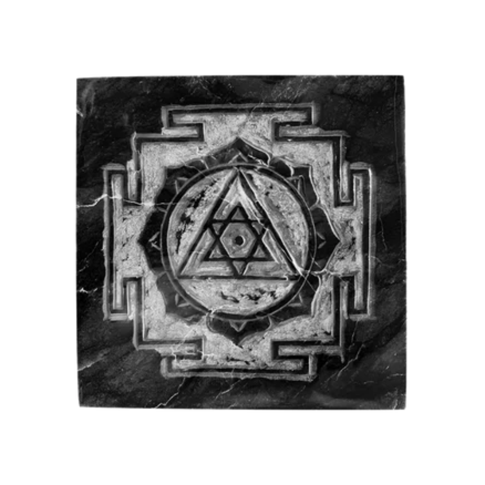 Shaligram Lakshmi Ganesh Yantra – Handmade, for Puja