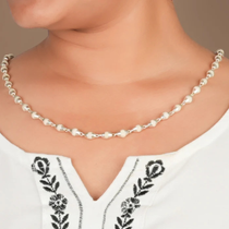 Silver Tulsi Mala – for Japa
