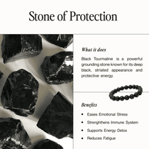Black Tourmaline Bracelet | Nazar Protection