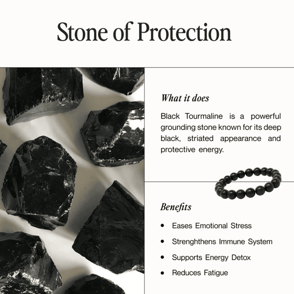 Black Tourmaline Bracelet | Nazar Protection