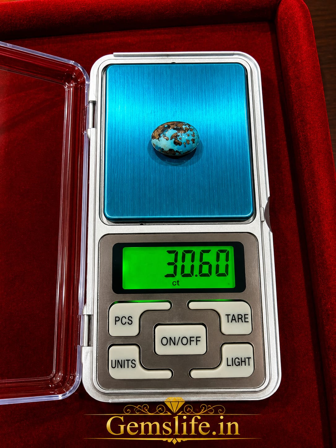 Turquoise (Firoza) – 30.60 Carat Main image