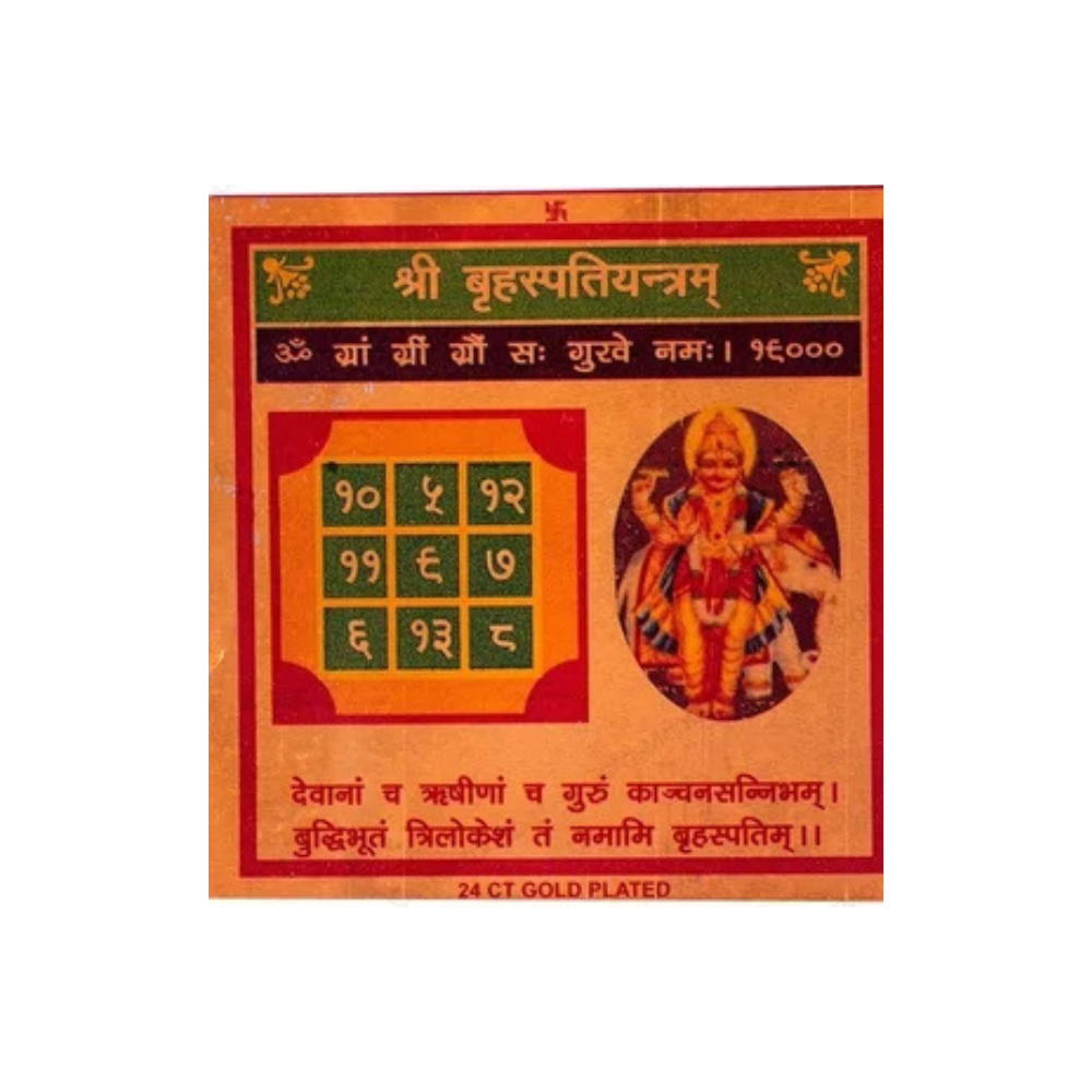 Brihaspati Yantra – for Wisdom & Career