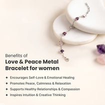 Love & Peace Metal Bracelet
