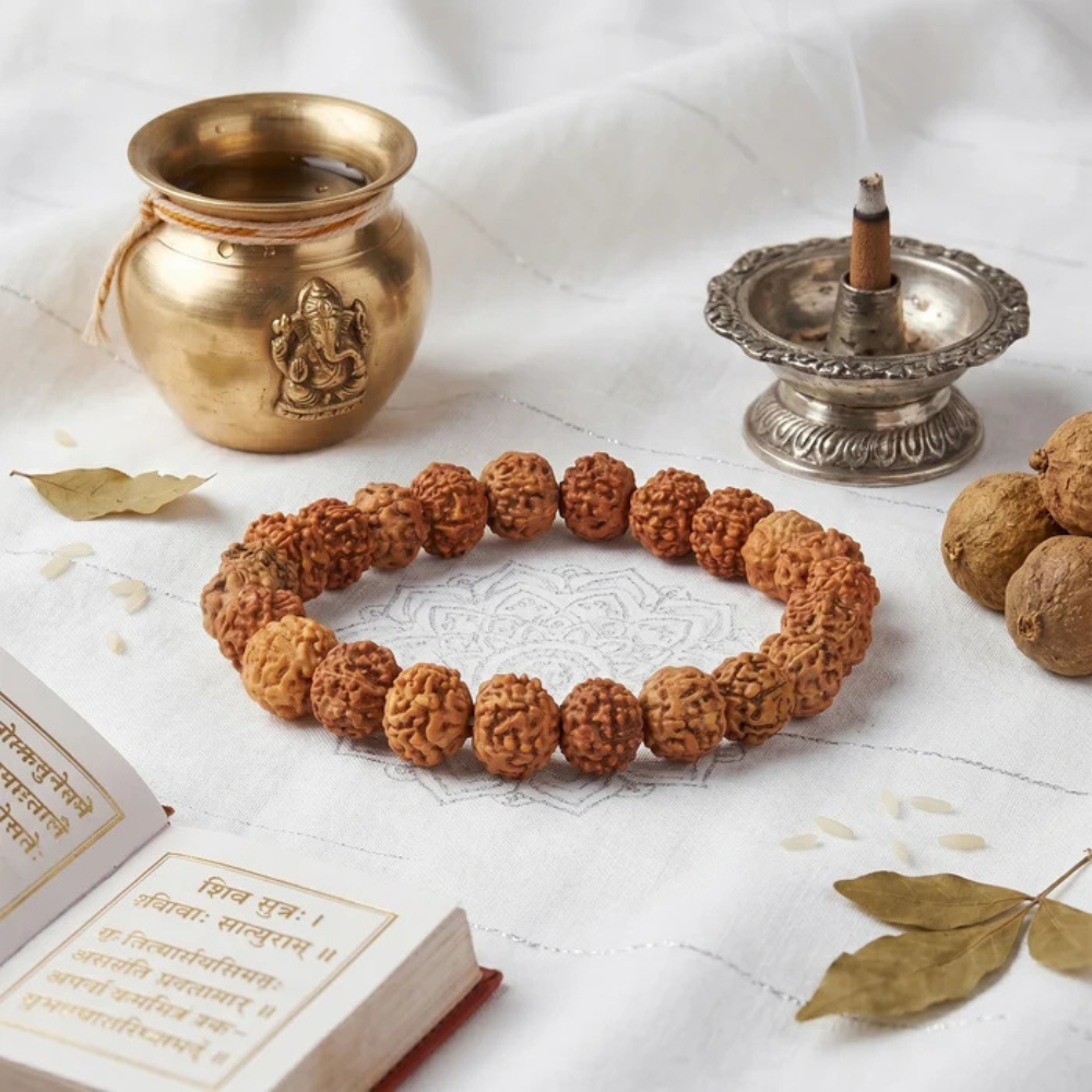 7 Mukhi Rudraksha Bracelet – Kashi Siddh Ritual Energized Nepali Bead