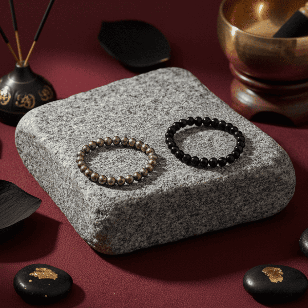 Nazar Na Lage Combo - Pyrite + Black Tourmaline Main image