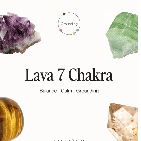 Lava 7 Chakra Bracelet | Balance, Calm, and Grounding