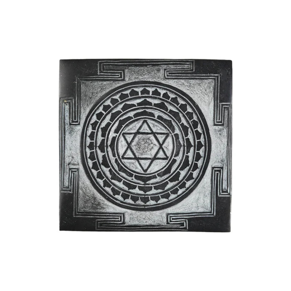 Shaligram Kuber Yantra – Handmade, for Wealth & Puja