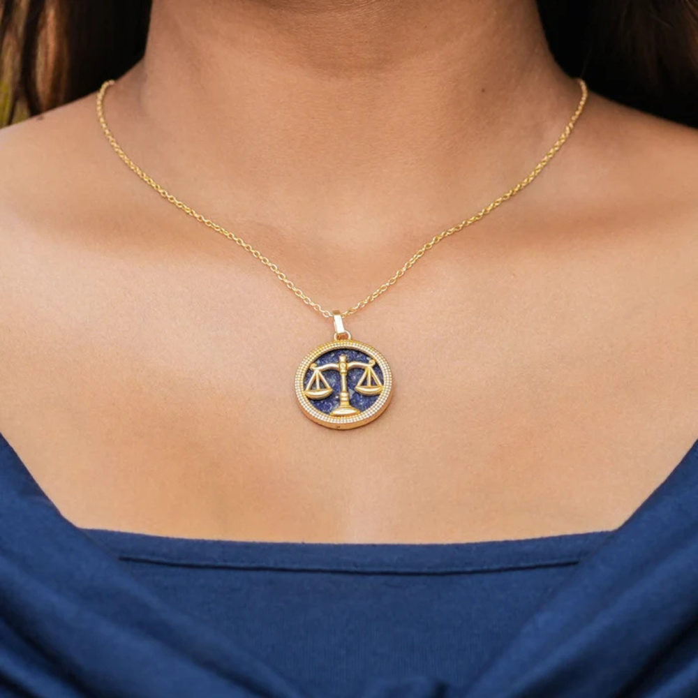 Libra Lapis Lazuli Pendant