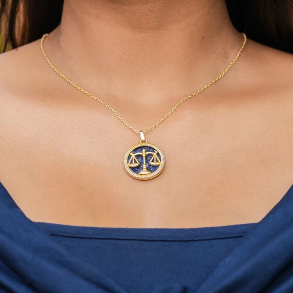 Libra Lapis Lazuli Pendant
