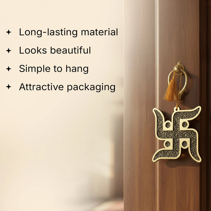 Pyrite Swastik Dhan Samriddhi Vastu Blessing