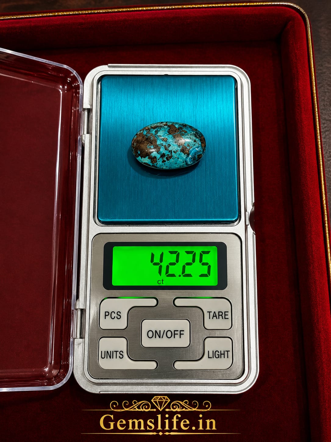 Turquoise (Firoza) – 42.25 Carat Main image