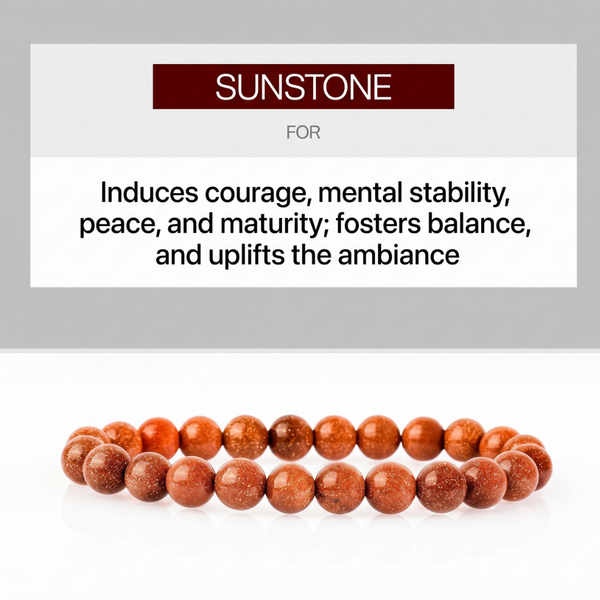 Sunstone Bracelet - Boost Confidence, Success & Leadership Energy