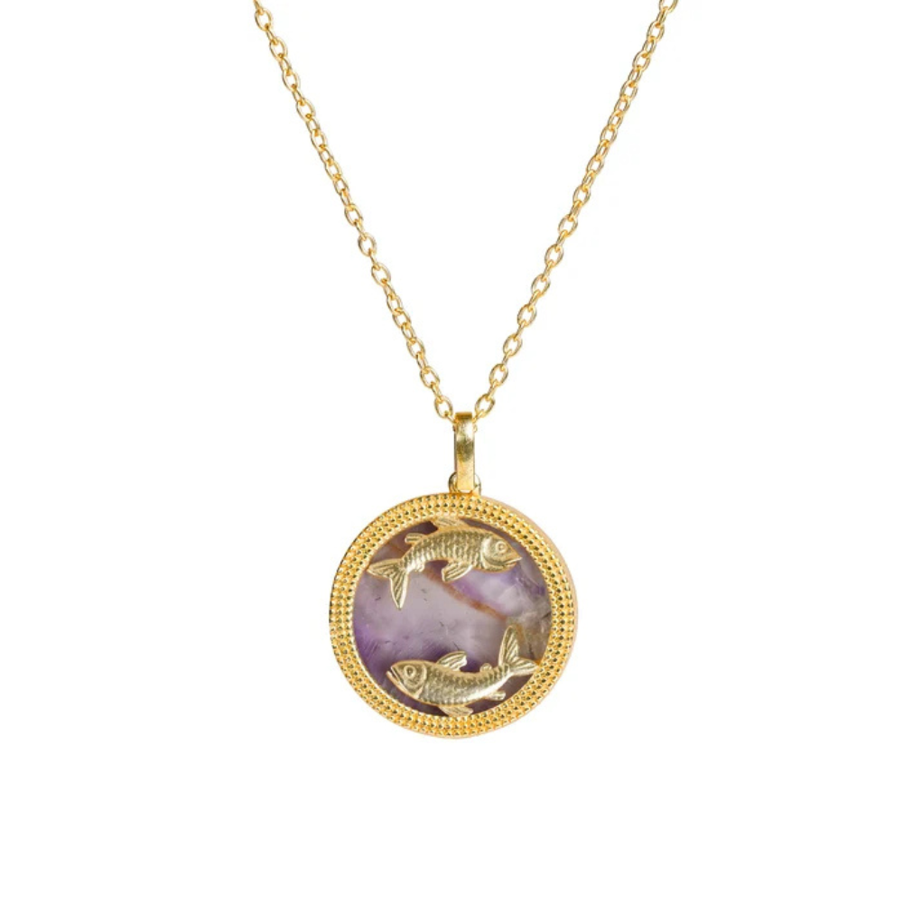 Pisces Amethyst Pendant