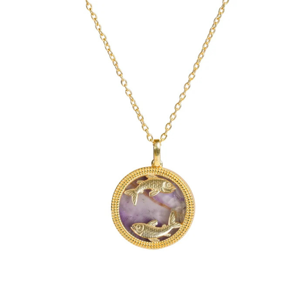 Pisces Amethyst Pendant
