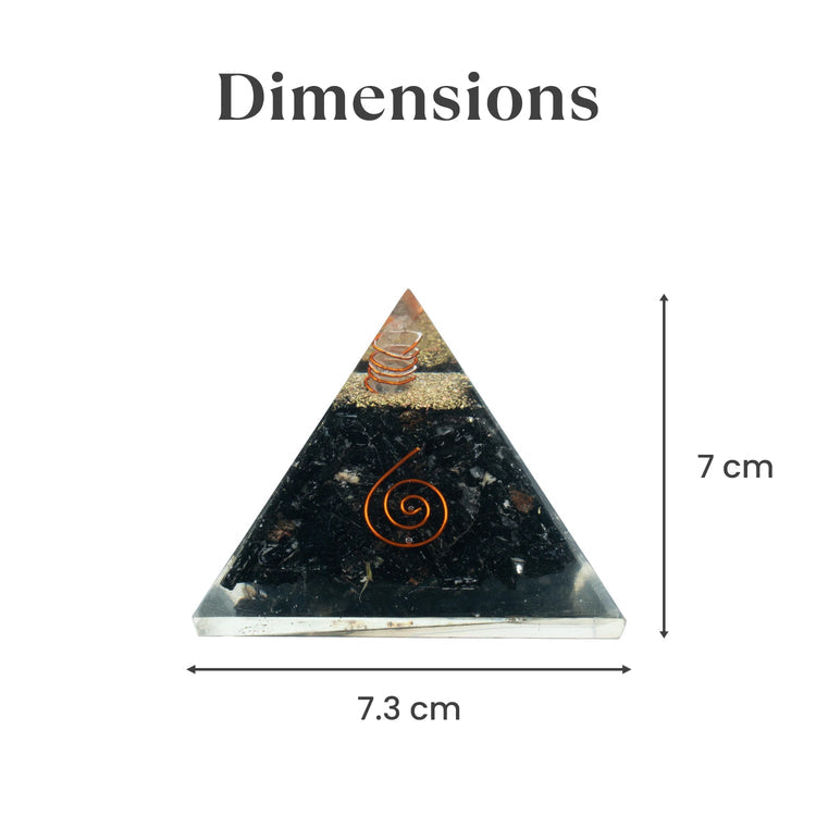 Black Obsidian Pyramid